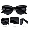 thumbnail image 4 of Gafas de sol SOJOS SJ2175 redondas polarizadas para mujer negro/gris, 4 of 5