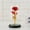 Red, variant on Christmas Rose Gifts for Women Glass Rose Artificial Flower Decoration Rose in Glass Dome Galaxy Flower Gift for Mom Wife Girlfriend Birthday Anniversary Thanks