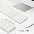 thumbnail image 3 of Allinside Funda de teclado transparente para teclado USB con cable iMac A1243 MB110LL/B, 3 of 5
