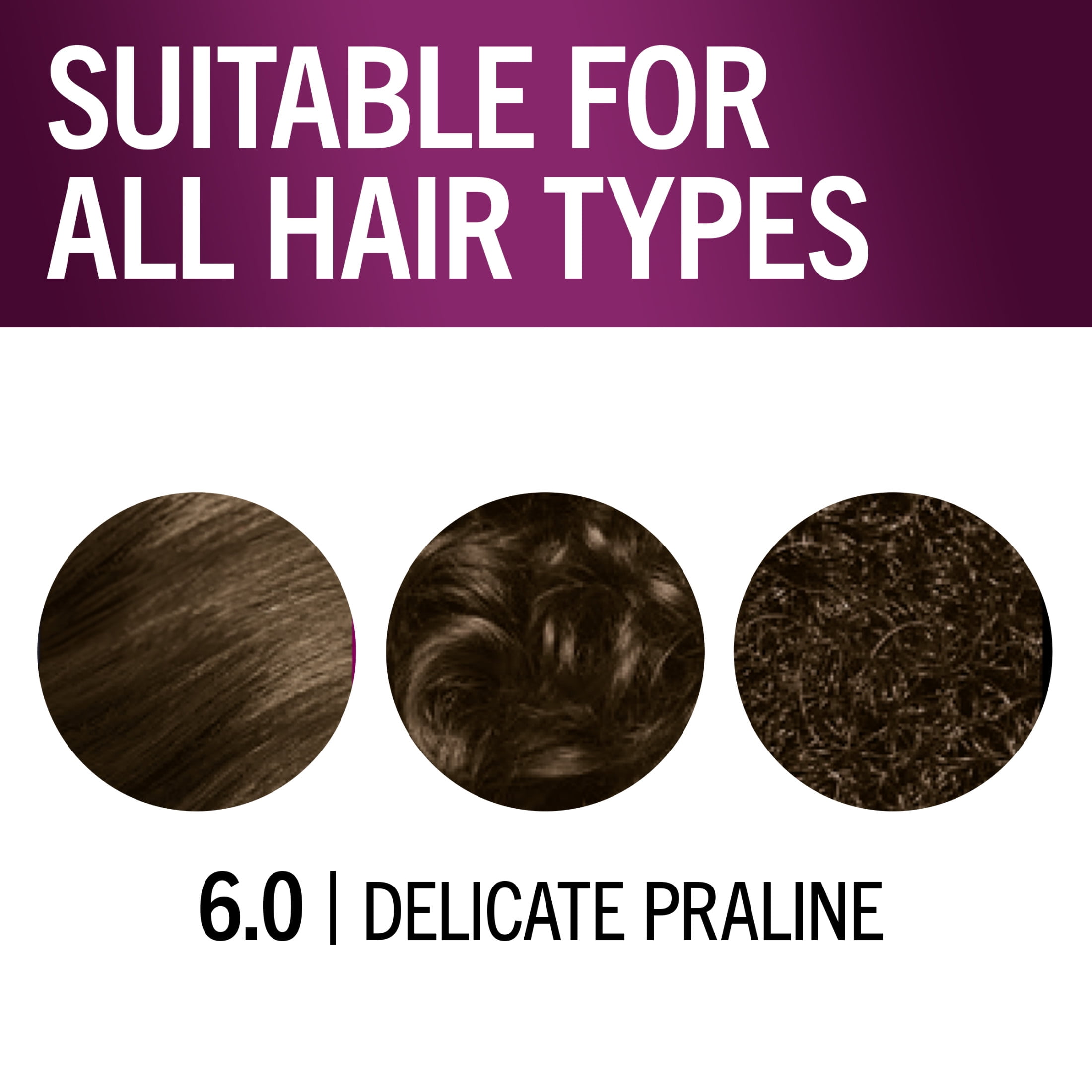 Schwarzkopf Keratin Hair Dye 6.0 Delicate Praline, Permanent Hair Color, 1 Use
