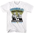 thumbnail image 1 of Powertown Wrestling Tag Team Champs White Adult T-Shirt S, 1 of 2