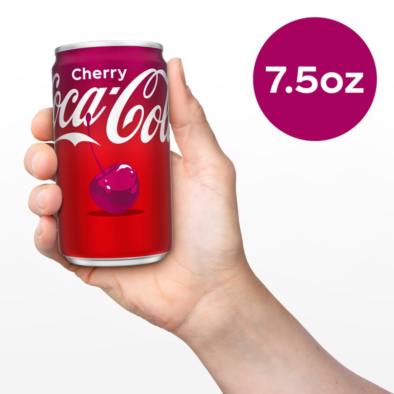 Coca-Cola, Soda Pop, Mini Cans, 10 pack 7.5 fl oz Cherry flavored