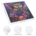 thumbnail image 3 of WYYP Owl Flowers Fantasy Cloth Napkin Reusable Home Decor 2 PCS, 3 of 7