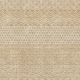 thumbnail image 3 of HomeRoots 674774 5 x 8 ft. Gold & Ivory Striped Transitional Washable Machine Made Rectangle Area Rug with UV Protection, 3 of 9