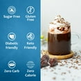 thumbnail image 2 of Syruvia Swiss Chocolate Sugar Free Coffee Syrup No-Calorie Coffee Sauce for Coffee, Lattes, Shakes, Smoothies, Desserts, 25.4 Fl. Oz, 2 of 7
