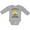 AC-Heather Grey, variant on Inktastic Cute Bee Grandpa's Little Honeybee with Stars Boys or Girls Long Sleeve Baby Bodysuit