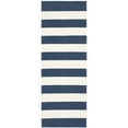 thumbnail image 5 of SAFAVIEH Montauk Saranna Striped Cotton Area Rug, Navy/Ivory, 6' x 9', 5 of 10