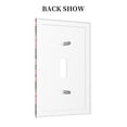 thumbnail image 2 of Daiia Trendy Floral Pattern Decorator Wall Plate Child Safe Outlet Cover, Switch and Outlet Covers,Size 1-Gang 5.0" x3.0" , Polycarbonate Thermoplastic-Style T, 2 of 6