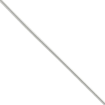 925 Sterling Silver 2.25mm Wide Snake Chain Necklace