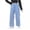 Sky Blue, variant on RUTAYY Toddler Girls Baggy Jeans Casual Wide Leg Denim Pants Jeans Kids Clothes Size 5-14 Years Trouser Lovely Pants