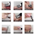 thumbnail image 4 of Professional Nail Clippers Kit Pedicure Care Tools- Stainless Steel Groo Kit Travel Or E, 4 of 4