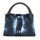 thumbnail image 1 of Fotbe Night Scene of Wolves Bolsa Térmica Portátil con Estampado, Bolsa de Entrega de Alimentos Aislada, Bolsa Reutilizable de Gran Capacidad para Comidas y Supermercado, 1 of 6