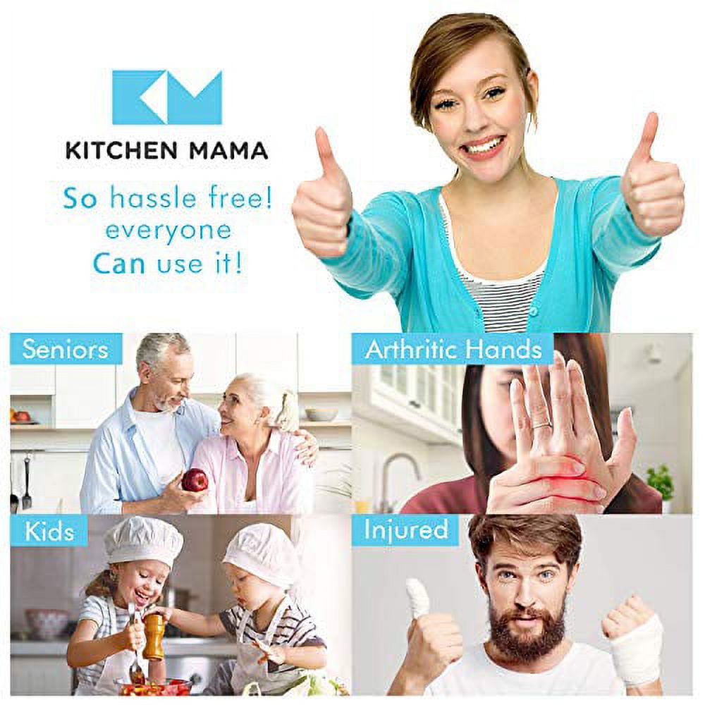 I Kitchen Mama One Touch Can Opener: Open Cans with Simple Press of A  Button - Auto Stop As Task Completes, Ergonomic, Smooth Edge, Food-Safe,  Battery for Sale in Cape Coral, FL 