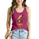 thumbnail image 2 of Women's Football Graphic Tank Tops, Women's Sleeveless Running Tank Top, Breathable Lightweight Sports Vest for Workout, Gym, Yoga, Training for Soccer Tournament 2026 Hot Pink Size: 2XL, 2 of 5
