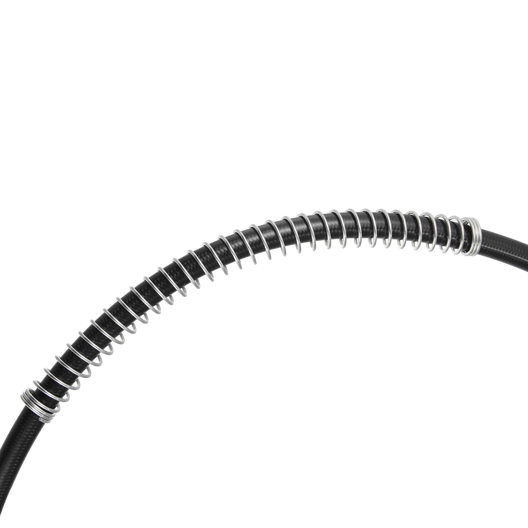 Unique Bargains 40cm 15.75" Degree Braided Brake Clutch Oil Hose Pipe for Motorcycle Black