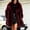 Wine, variant on Ayolanni Women's Faux Fur Coat Long Sleeve Lapel Open Front Jackets Warm Winter Fuzzy Outerwear with Pockets Beige L