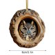thumbnail image 3 of Adornos navideños acrílicos | Adornos colgantes redondos religiosos para árbol de Navidad | Decoración festiva para el hogar, 3 of 5