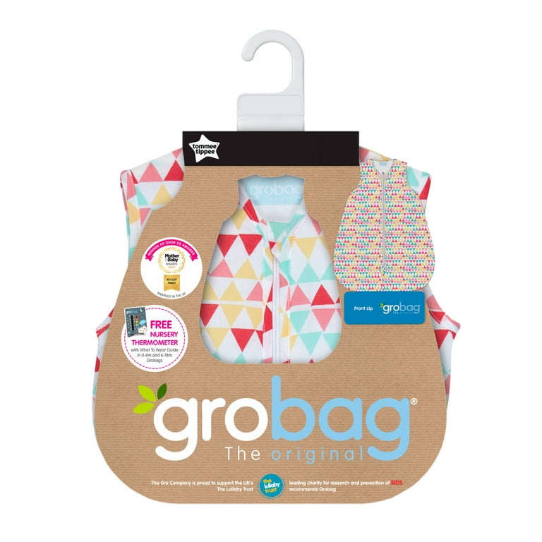 Tommee Tippee Cotton Sleep Grobag Rouge Zig Zag Medium 6 18m