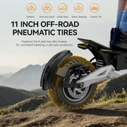 900W Peak OOTD T10 Electric Scooter for Adults, 31MPH Top Speed 48V Battery 28Mile Long ranges,11 Off-Road Foldable E-Scooter