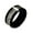Black Blue Gold, variant on Glow in Dark Wedding Band Ring for Men or Women 8mm Stainless Steel or Black Ginger Lyne