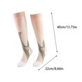 thumbnail image 2 of Socks Men Women 20-30 mmHg Athletic Fit Running Medical Pregnancy Flight Travel 4 Pair Christmas, 2 of 4