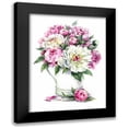 thumbnail image 1 of Vavilina, Elena 15x18 Black Modern Framed Museum Art Print Titled - Pitcher with White and Pink Peonies, 1 of 5