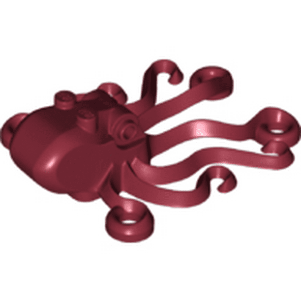 LEGO Animal Octopus (Dark Red) Minifigure LEGO Animal Octopus (Dark Red) Minifigure
