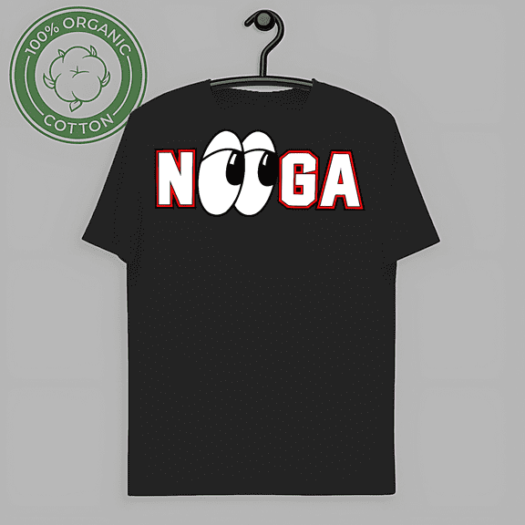 RARE Funny Nooga Shirt Chattanooga Lookouts Logo Unisex T-shirt S-5XL BLACK-TH60213
