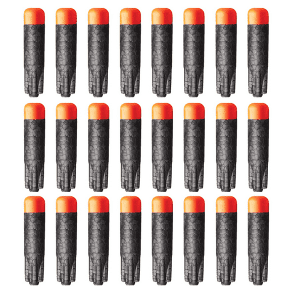 CNKOO 80 Pcs Balles pour Jeu Nerf - Recharges de Fléchettes Optimisées pour Pistolets Nerf Accessoires de Fléchettes Personnalisables Pistolets Jouets en EVA Absorbant les Impacts Gris