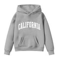 Quealent Graphic Hoodies for Teen Girls Crop Tops Drop Shoulder Palm