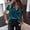 Blue, variant on Xihbxyly Silk Shirts for Women, Women's Button Down Shirts Satin V Neck Short Sleeve Casual Work Blouse Tops with Pocket