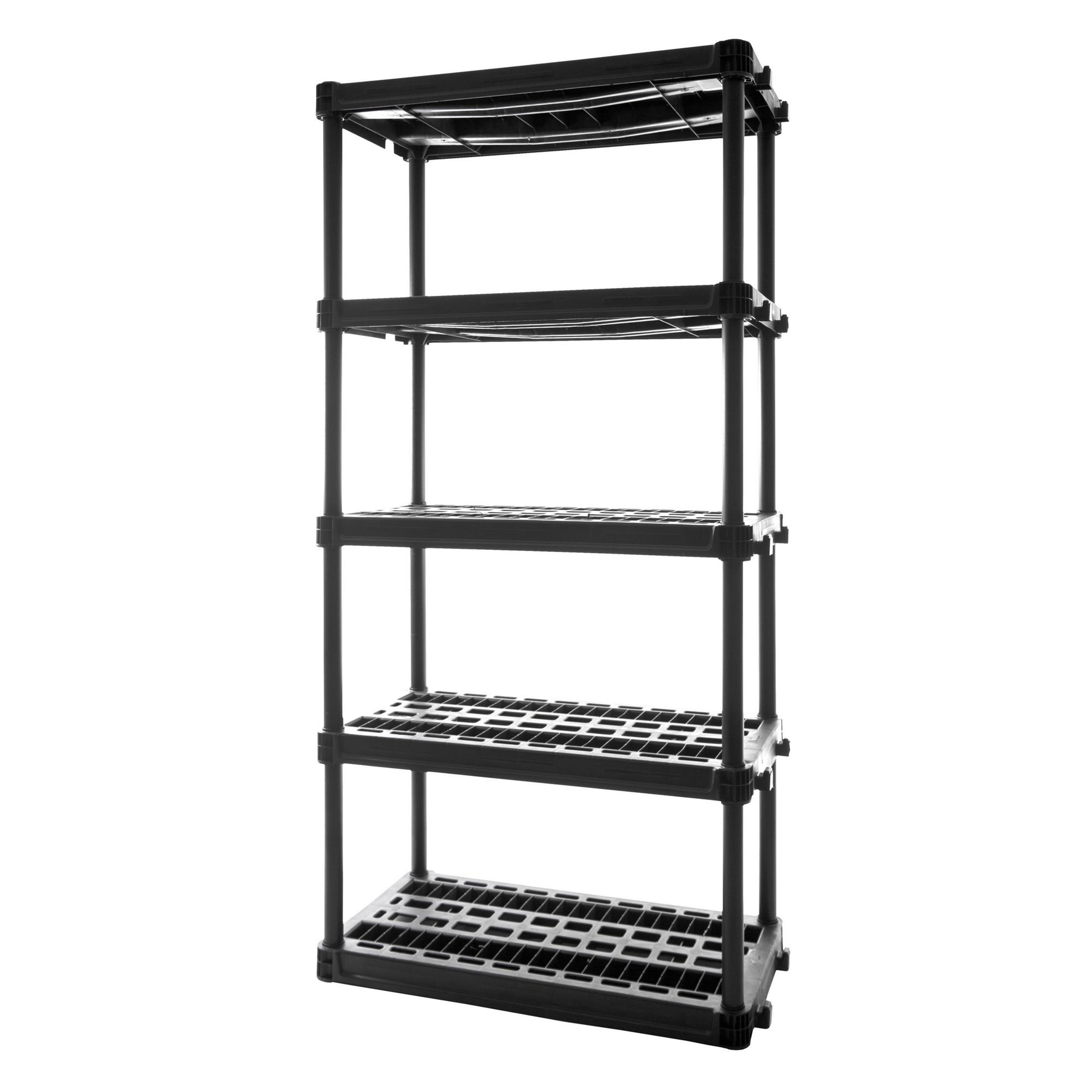 Plano 5-Shelf Heavy Duty Plastic Shelves, 73x36x18 photo 1