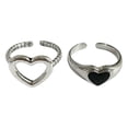 thumbnail image 2 of Anillo de amor Sunnimix Regalos de joyería Moda Personalizado Vintage Anillo en forma de corazón, 2 of 8