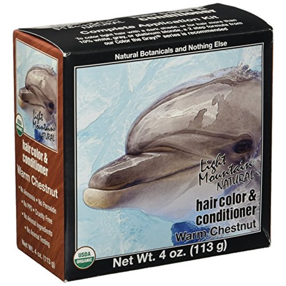 LIGHT MOUNTAIN Hair Color Hair Color Warm Chestnut, 0.02 Pound