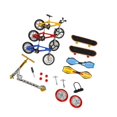 thumbnail image 1 of 8pcs Mini Finger Toys Fingerboard Skateboards Bike Scooter Tiny Swing Board, 1 of 9