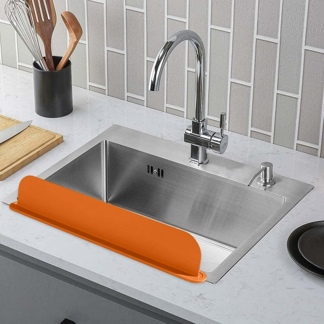 KER Kitchen Guard Silicone Water Divider For Dishwashing Bathroom Protector Strip Flexible Durable