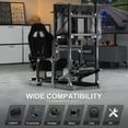thumbnail image 3 of Marada 4080 Aluminum Adjustable Racing Simulator Cockpit With Black & TV Stand compatibility with steering wheel bases from major brands. Steering wheel and pedals NOT INCLUEDE, 3 of 20