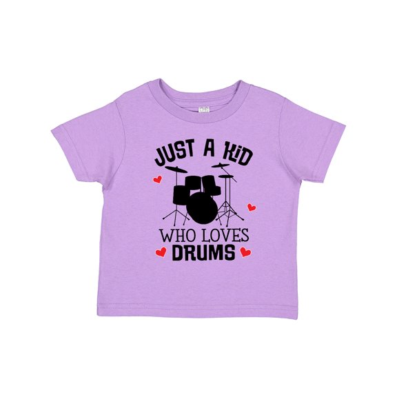 Inktastic Future Drummer Kid Loves Drums Boys or Girls Toddler T-Shirt