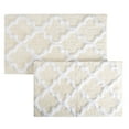 thumbnail image 3 of Somerset Home 2 Piece Bathroom Rug Set - 41x24.5 Inch and 34x21 Inch 100% Cotton Bath Mats (Beige), 3 of 4