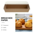 thumbnail image 3 of icolorfuled Kraft Paper Packaging Boxes with Plastic Clear Lids for Storage Use Multi Color 10PCS, 3 of 6