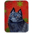 thumbnail image 2 of Carolines Treasures LH9294LCB Schipperke Winter Snowflakes Holiday Glass Cutting Board Large, 12H x 16W, multicolor, 2 of 2
