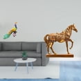 thumbnail image 2 of Escultura De Caballo De Pavo Real, Figura Decorativa Para Jardín, Artesanía, Estatua De Resina Grabada, Figuras De Animales Para Decoración Del Hogar, La Oficina Y El Jardín., 2 of 8
