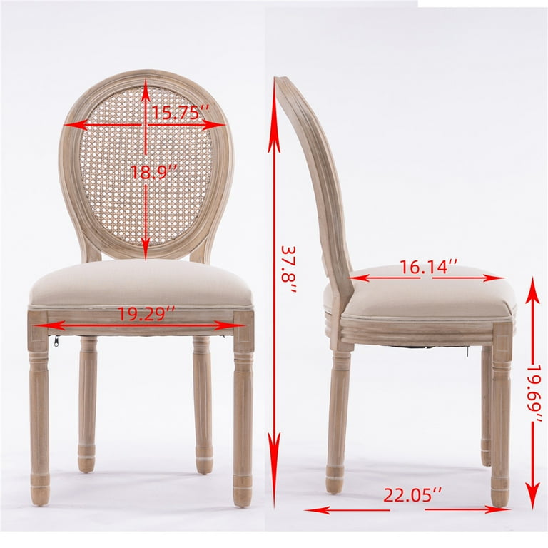 French country oval back best sale dining chair