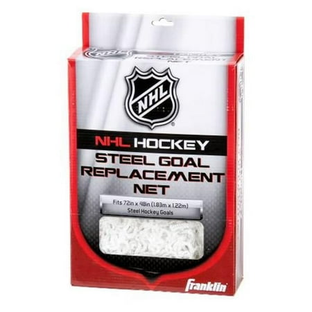 Franklin Sports NHL Rugged Heavyweight Polyester Pre Fit Field Hockey Goal Net, 14" x 72", White
