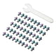 thumbnail image 1 of 50 tornillos para pedales de bicicleta, pernos fijos, perno hexagonal antideslizante de alta calidad con llave. Vistoso, 1 of 9