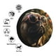 thumbnail image 4 of Balery Pug Wearing Sunglasses Flowers Cubiertas para Neumáticos - Protector Resistente para Neumáticos de Camioneta, SUV, Remolque, Camper y RV-15 inch, 4 of 6