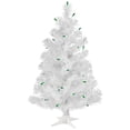 thumbnail image 2 of Northlight Pre-Lit Medium White Pine Artificial Christmas Tree -  2' - Green Lights, 2 of 6