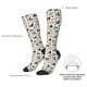 thumbnail image 4 of Fotbe Black Cat And Snake Calcetas Divertidas Estampadas para Hombre y Mujer, Calcetas de Algodón hasta la Rodilla para Caminar, Correr, Enfermería y Embarazo, 4 of 6