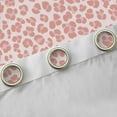 thumbnail image 4 of Manfei Wildlife Cheetah Hide Blackout Curtains Set of 2 (52x84 Each),Safari Animal Leopard Window Curtains,Pink White Curtains and Drapes For Kids,Super Cozy Room Decor, 4 of 6