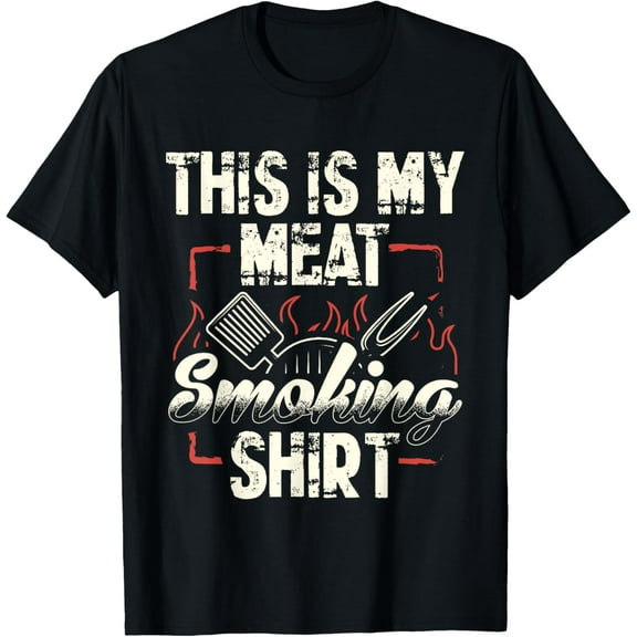 This Is My Meat Smoking Shirt Funny BBQ Pork Pitmaster T-Shirt